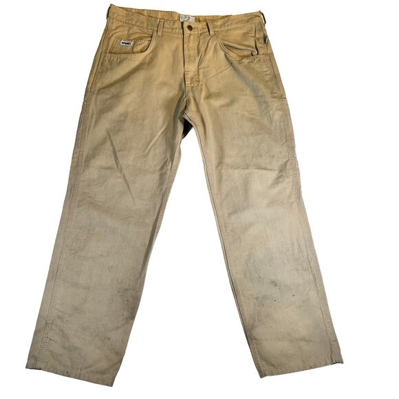 Tyndale FRMC Utility Pant Men 36W 31L see note Tan Flame Resistant Electric Cat2 - Picture 1 of 16